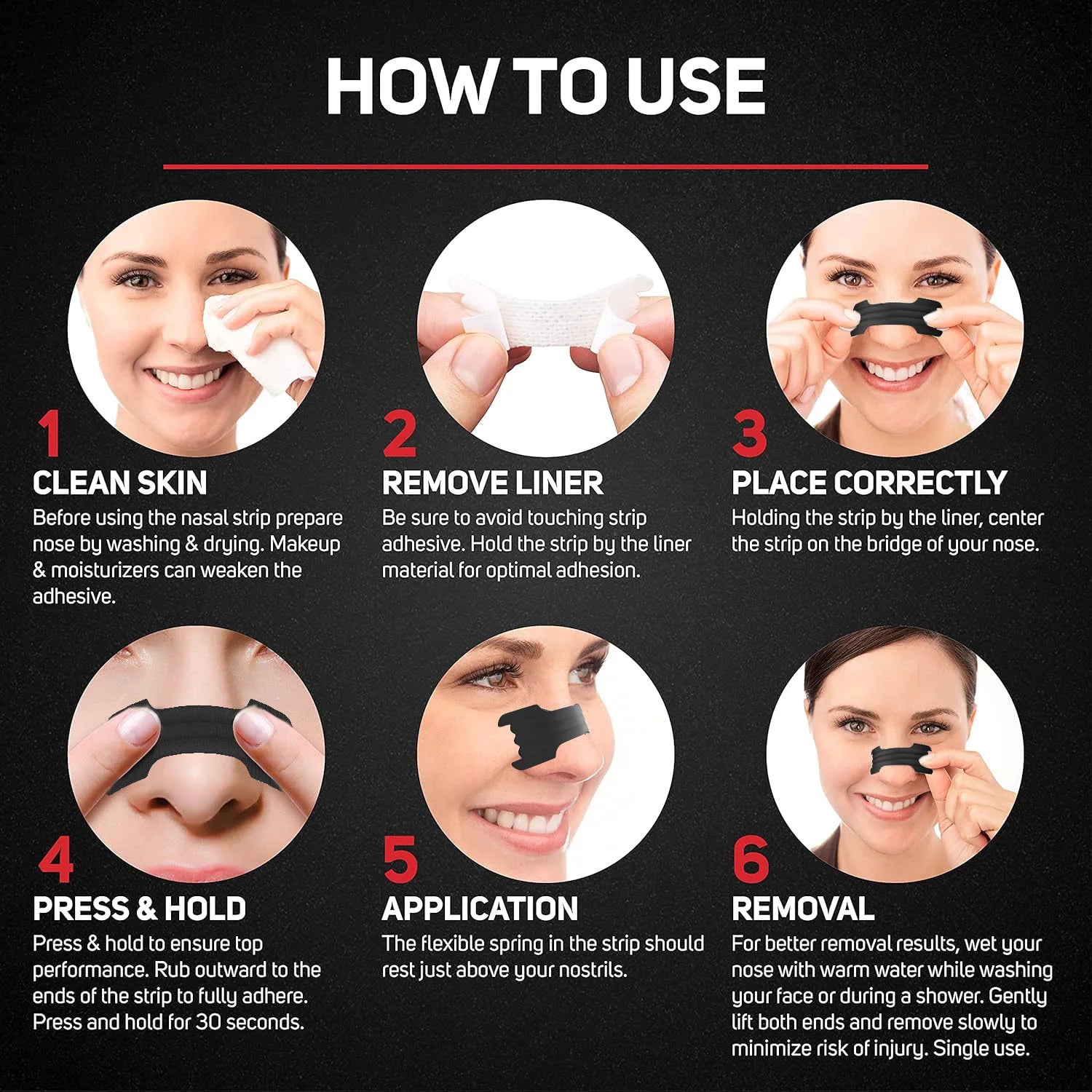 Patch de respiration pour nez